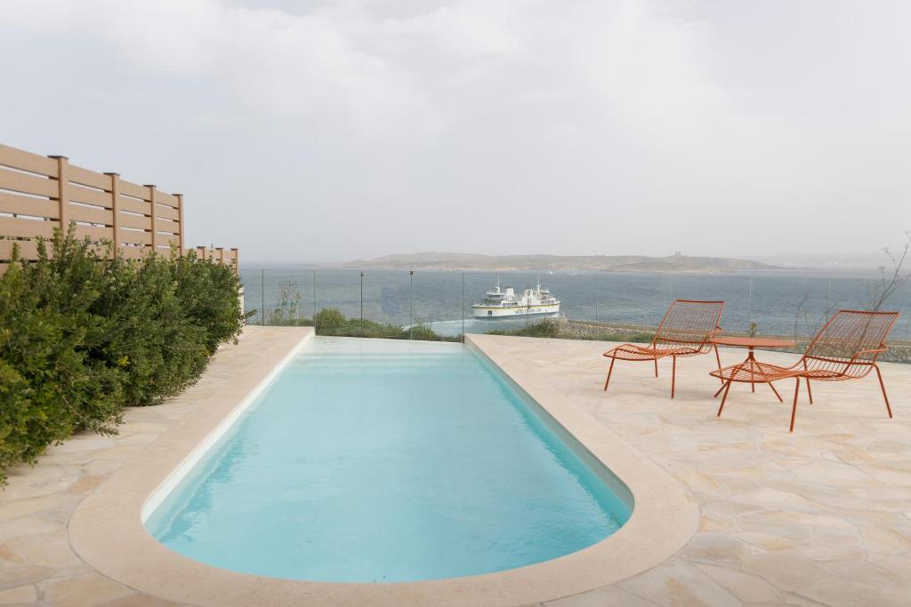 Widoki na Port Gozo, Mgarr Heights