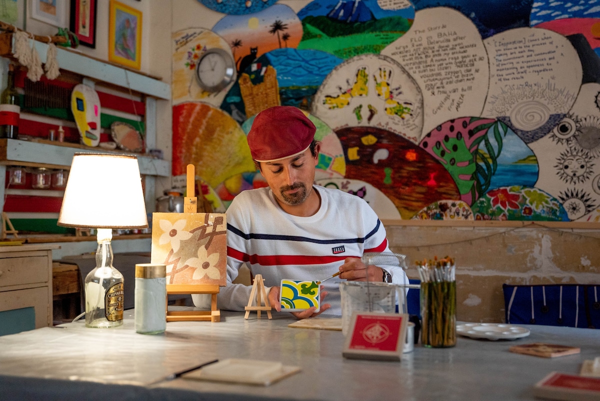 Maltese Tile - Souvenir painting workshop by local