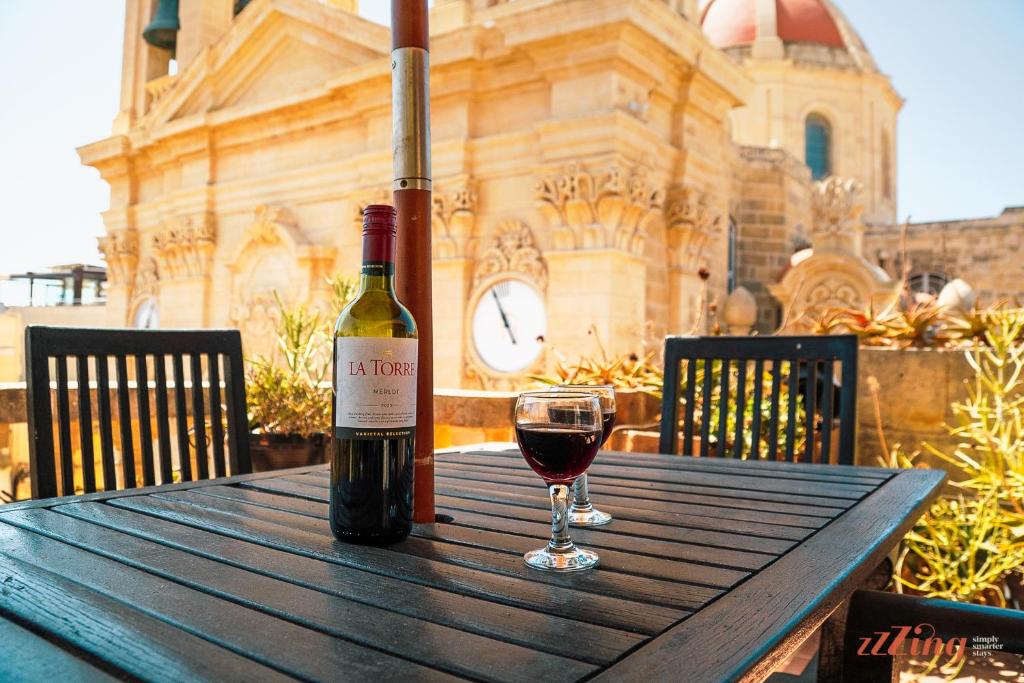 A Holiday Home Duplex in a Gozo Village Square