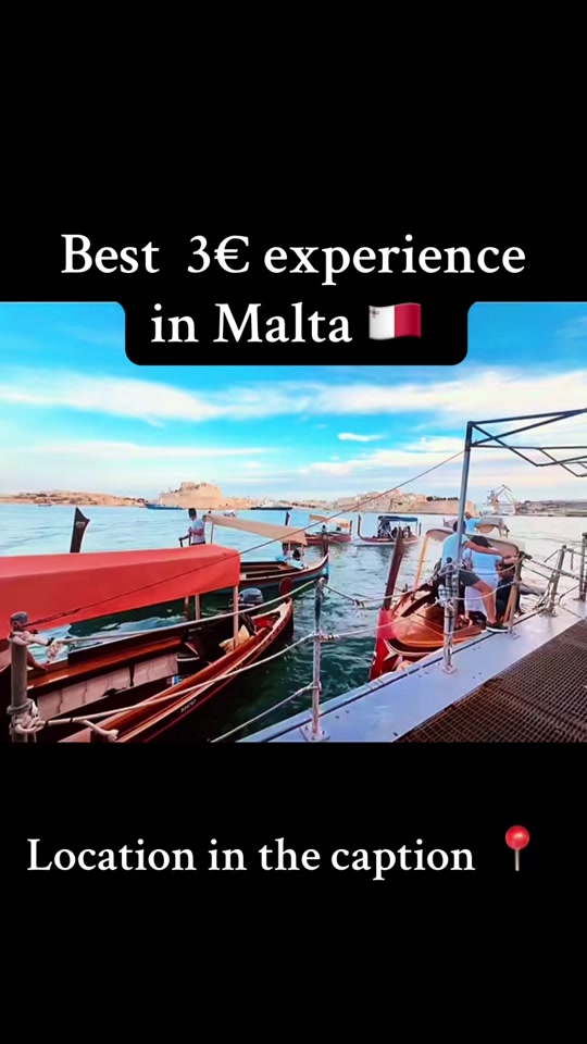 In Google Maps write “gondola trips” in the direction of Valletta Har...