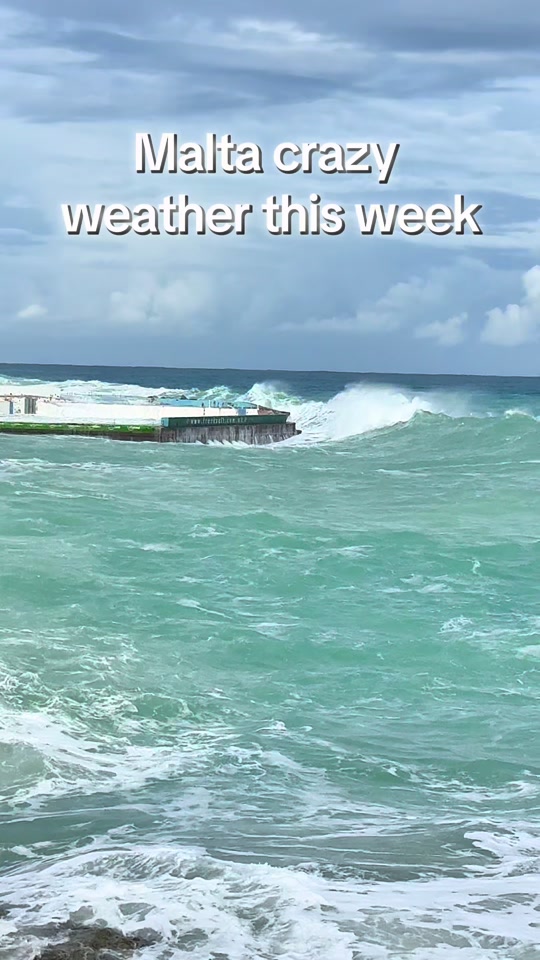 Crazy Maltese weather this week. Hail, 20°, cold hot, cold, Rainbow, ...